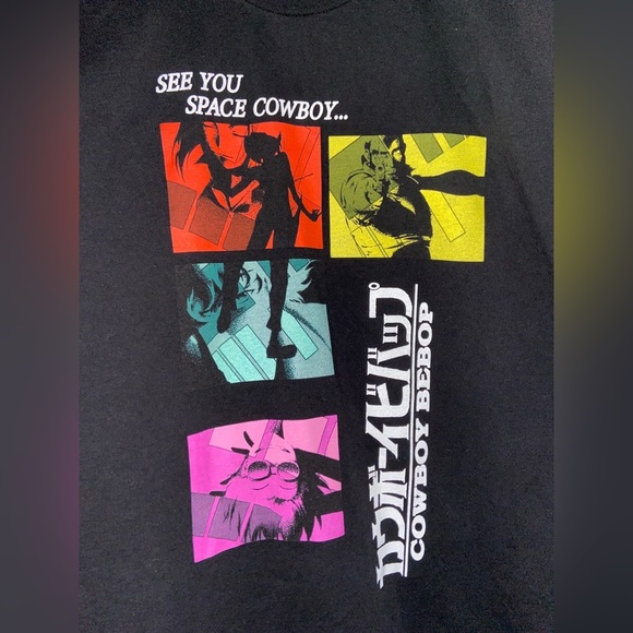 Cowboy Bebop Anime Tee XXL Sunrise Funimation UNI 1/1 Merch​ - Picture 2 of 7